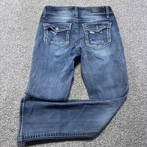 Daytrip Women's Boot Cut Jeans in Medium Wash Blue